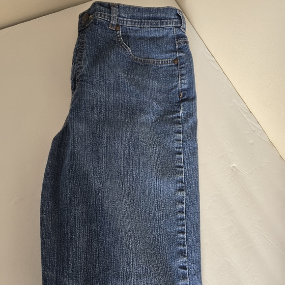 Gloria Vanderbilt Womens Classic Blue Jeans Size10 Med Wash 30x30 Cotton Blend - Picture 3 of 5